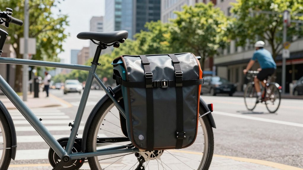 transporte urbano com alforges compactos